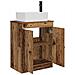 Mobile da bagno con lavabo Legno antico 54 x 35 x 83 cm - Foto miniatura 3