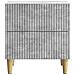 Armadio da Notte 2 pcs Grigio Cemento 43 x 34,5 x 48 cm - Foto miniatura 5