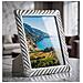 Cornice Portafoto Carvy In Resina Argento 20x25 - Foto miniatura 5