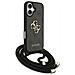 Custodia Per Iphone 17 Con Cinturino Nera Guess - Foto miniatura 4