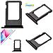 Ricambio Cassetto Tray Porta Sim Card Slot Silver Grey Per Apple Iphone 8 - Foto miniatura 1