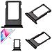 Ricambio Cassetto Tray Porta Sim Card Slot Silver Grey Per Apple Iphone 8 - Foto miniatura 2