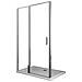 Box Doccia A Due Lati Con Apertura Battente Fissa In Linea, Parete Laterale Fissa Reversibile, 76.5-79 Fissa X 97.5-100.5 Porta - Foto miniatura 1