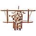 Wood Trick Kit Per Modellino In Scala In Legno Biplano - Foto miniatura 5