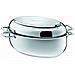 3038622211 - Pentola Ovale Con Coperchio, In Acciaio Inox, 38 X 26 Cm - Foto miniatura 1