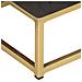 Cassettiera Nero E Oro 45x30x105 Cm In Legno Massello Di Mango - Foto miniatura 3
