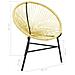 Sedia Acapulco da Giardino in Polyrattan Beige - Foto miniatura 7