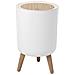 Pattumiera 7l Bianco / legno - Bat-979699-002 - Foto miniatura 1