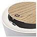 Pattumiera 7l Bianco / legno - Bat-979699-002 - Foto miniatura 3