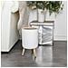Pattumiera 7l Bianco / legno - Bat-979699-002 - Foto miniatura 6