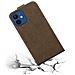 Custodia Compatibile Con Apple Iphone 12 / Iphone 12 Pro In Bruno Caffè - Coperchio Protettivo In Design Flip Con Chiusura Magnetica - Foto miniatura 5