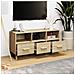 Mobile Porta Tv Rovere Sonoma 102x36x50 Cm Legno Multistrato - Foto miniatura 3