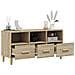 Mobile Porta Tv Rovere Sonoma 102x36x50 Cm Legno Multistrato - Foto miniatura 5