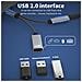 Usb-c Maschio A Usb Femmina + Presa Di Ricarica Usb-c Pd E Adattatore Otg Usb 2.0 - Foto miniatura 2