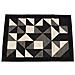 Tappeto Passatoia Cucina Salotto Antimacchia Retro Antiscivolo Origami Vari Colori 115x175 Nero - Foto miniatura 5