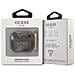 Cover Per Airpods 3 New Marble Anti-urto, Nero / Oro - Foto miniatura 3