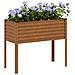Fioriera da Giardino 100x41x90 cm in Acciaio Corten - Foto miniatura 5