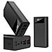 Pr123 Powerbank 30000mah - 4 Uscite Usb -a - Microusb, Usb -c E Lightning Ingress - Schermata Lcd - Funzione Di Ricar - Foto miniatura 1