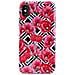Cover Glam Geo Flowers Red Poppies Per Iphone X /xs 5.8'' In Silicone Anti Shock Black - Foto miniatura 1