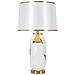 Lampada Da Tavolo Mf102 - Bianco - Ceramica - 40x40x70 Cm - Foto miniatura 1
