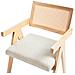 Set Di 2 Sedie Da Pranzo Ava Legno Marrone Chiaro /beige - Foto miniatura 6