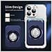 Portafoglio Porta Carte Con Supporto A 360° Blue - Foto miniatura 6