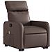 Poltrona Alzapersona Reclinabile Massaggio Marrone Similpelle - Foto miniatura 3