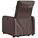 Poltrona Alzapersona Reclinabile Massaggio Marrone Similpelle - Foto miniatura 4