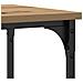 Tavolo Console  in Rovere Artigianale 100x35x75 cm Legno Ingegnerizzato e Acciaio - Foto miniatura 8