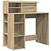 Scrivania con Storage Rovere Sonoma 90x48x101.5 cm Legno ingegnerizzato - Foto miniatura 1