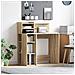 Scrivania con Storage Rovere Sonoma 90x48x101.5 cm Legno ingegnerizzato - Foto miniatura 2