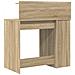Scrivania con Storage Rovere Sonoma 90x48x101.5 cm Legno ingegnerizzato - Foto miniatura 6