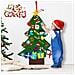 Albero Di Natale In Feltro Fai-da-te Con Decorazioni Rimovibili Per Natale - Foto miniatura 4
