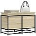 Contenitore con Coperchio Rovere Sonoma 80x40x51,5cm Truciolato - Foto miniatura 2