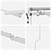 Tenda da Sole Bianco 5 x 3 m Metallo - Foto miniatura 7