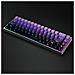 Tastiera Meccanica Cablata A Luce Mista 68 Tasti - Viola Sfumato Con Switch Blu - Foto miniatura 2
