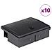 Trappole per Topi 10 pz Nere 13x10x4 cm - Foto miniatura 1
