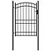 Cancello per recinzione con blocco Grigio 200 x 100 cm - Foto miniatura 1