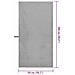 Asciugamani Sportivi 2 pcs Grigio scuro 100 x 50 cm - Foto miniatura 8