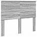 Testiera con testiera Grigio Sonoma 120 cm Legno multistrato - Foto miniatura 1