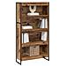 Armadio per Libri 2 pcs Legno vecchio 80 x 30 x 155 cm - Foto miniatura 3