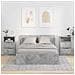 Comodini con cassetto 2 pcs Grigio cemento 40 x 30 x 467 cm - Foto miniatura 2