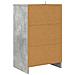 Comodini con cassetto 2 pcs Grigio cemento 40 x 30 x 467 cm - Foto miniatura 8