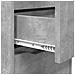 Comodini con cassetto 2 pcs Grigio cemento 40 x 30 x 467 cm - Foto miniatura 9