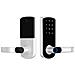 Serratura Intelligente Per Porta Con Impronta Digitale Tuya - Ttlock Bluetooth Biometrica Senza Chiave Per Casa, Appartamento, Hotel, Scuola Silver - Foto miniatura 1