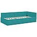 Struttura Letto Angolare con Materasso 2 pcs Turchese Velluto - Foto miniatura 6