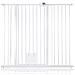 Bettacare Cancelletto Per Animali Con Gattaiola Bloccabile, 120.3cm - 127.9cm, Bianco, Altezza Di 104cm - Foto miniatura 1
