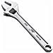 12"" Chiave inglese regolabile, SAE, Cr-V, mezzaluna con ganasce da 0 a 40 mm - Foto miniatura 4