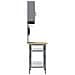 Set banco da lavoro con lo scaffale 8 pcs Rosso e Grigio - Foto miniatura 4