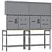 Set banco da lavoro con lo scaffale 8 pcs Rosso e Grigio - Foto miniatura 5